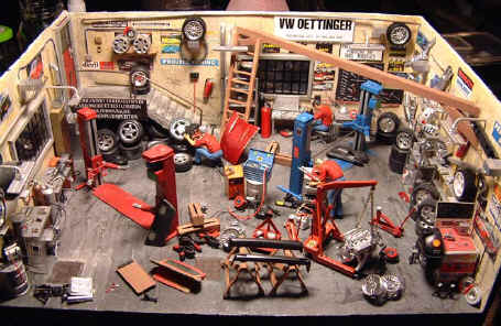 model car garage